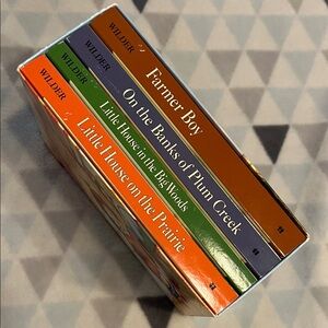 Little house on the prairie, by Wilder. Set of 4 books and box